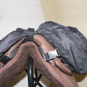 Sac D’alimentation Cheval En Nylon – Motif Zèbre – Équipement Western – Dry Canyon Outfitters